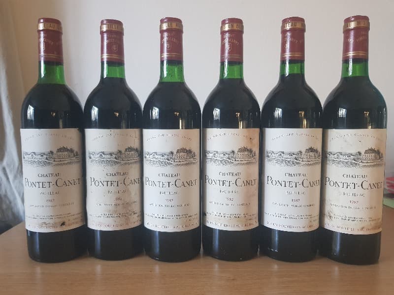 6 x Pontet Canet, Pauillac, 1982