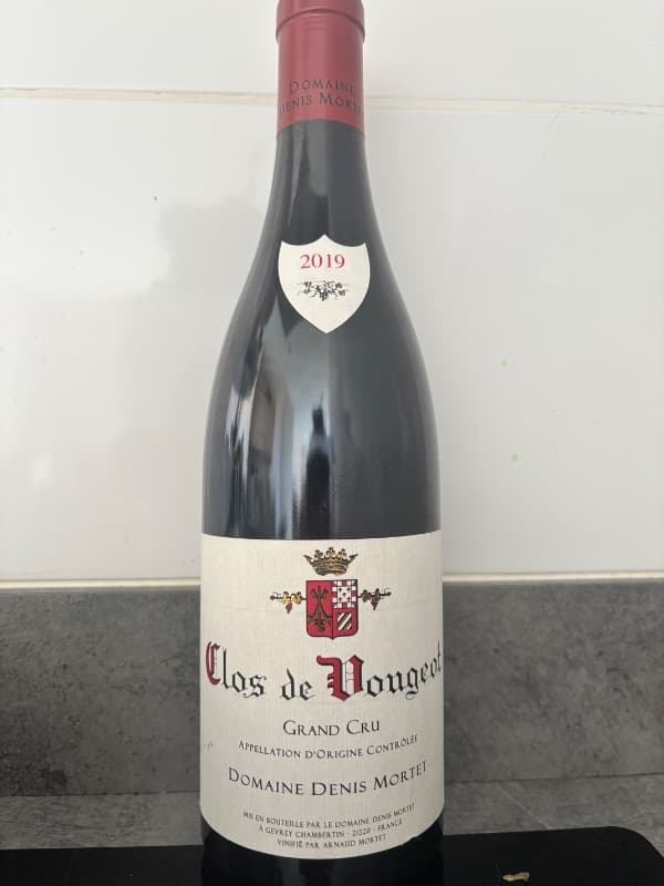Clos de Vougeot, Denis Mortet, 2019