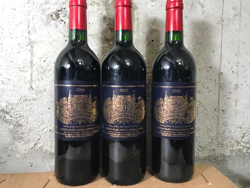 3 x Château Palmer, Margaux, 2002