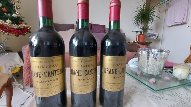 3 x Château Brane-Cantenac, Margaux, 1995