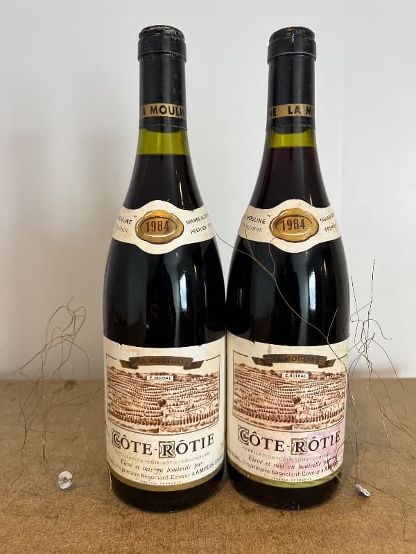 2 x Côte-Rôtie, La Mouline, Domaine Guigal, 1984