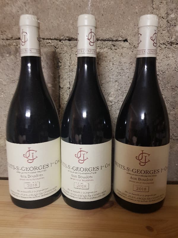 3 x Nuits-Saint-Georges, 1er cru Aux Boudots, Domaine Jean-Jacques Confuron, 2018