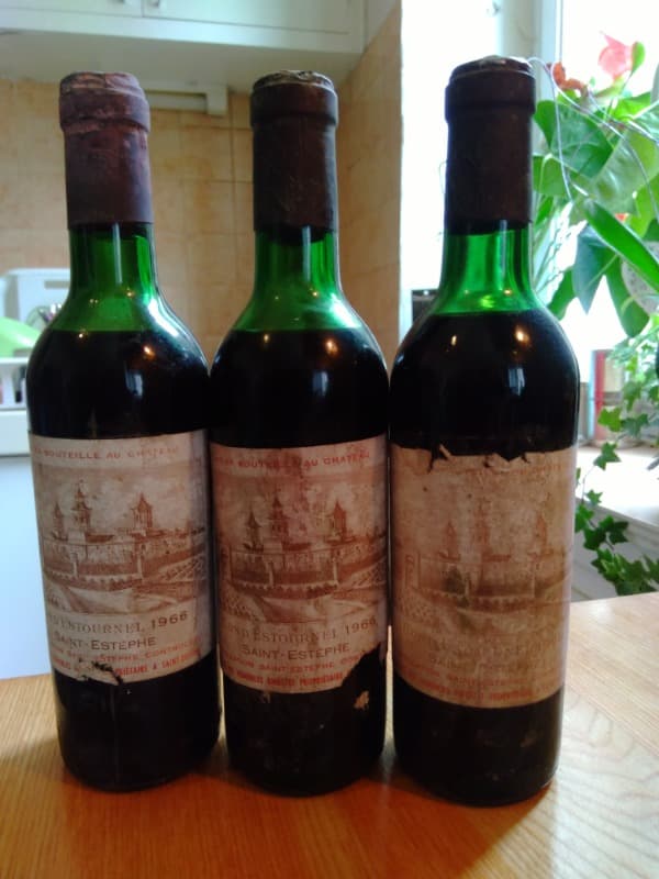 3 x Grand Cru Classé, Château Cos d'Estournel, Saint-Estèphe, 1966 (37,5cl)