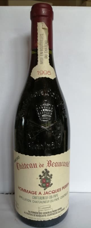 Châteauneuf-du-Pape, Hommage à Jacques Perrin, Beaucastel, 1995