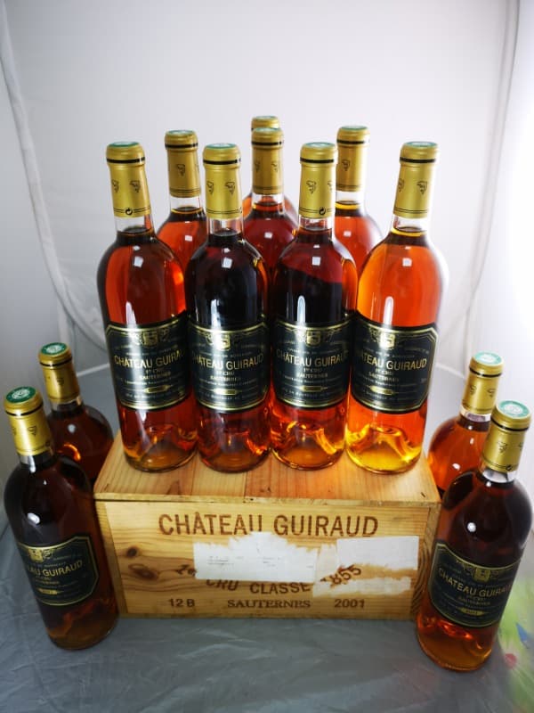 CBO/OWC 12 x 1er Cru, Château Guiraud, Sauternes, 2001
