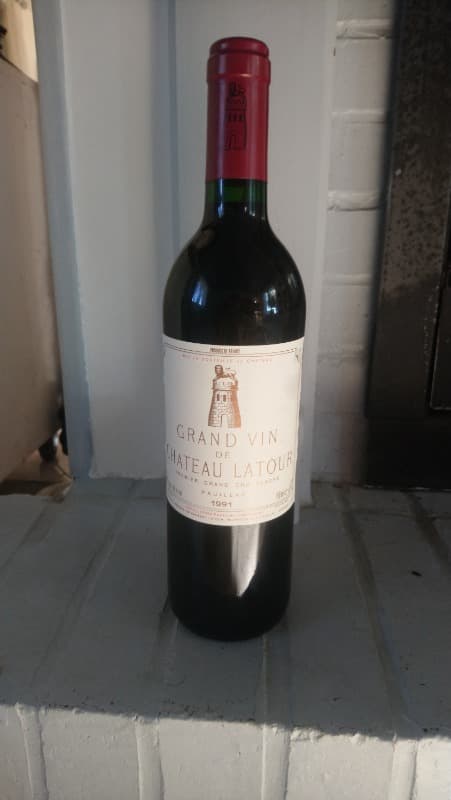 1er grand cru, Grand Vin de Château Latour, Pauillac, 1991