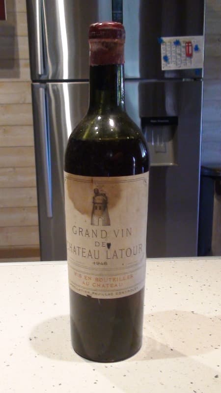 Grand Vin de Château Latour, Pauillac, 1946