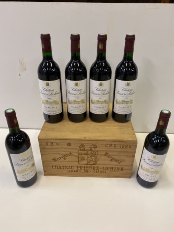 CBO/OWC 6 x Grand cru classé, Château Prieuré Lichine, Margaux, 1994