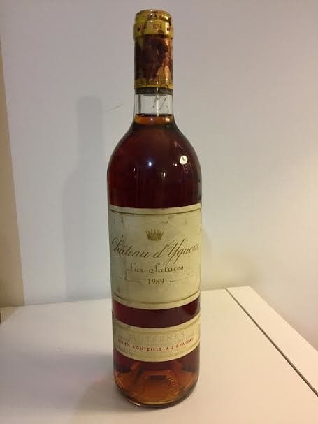 Château d'Yquem, Sauternes, 1989