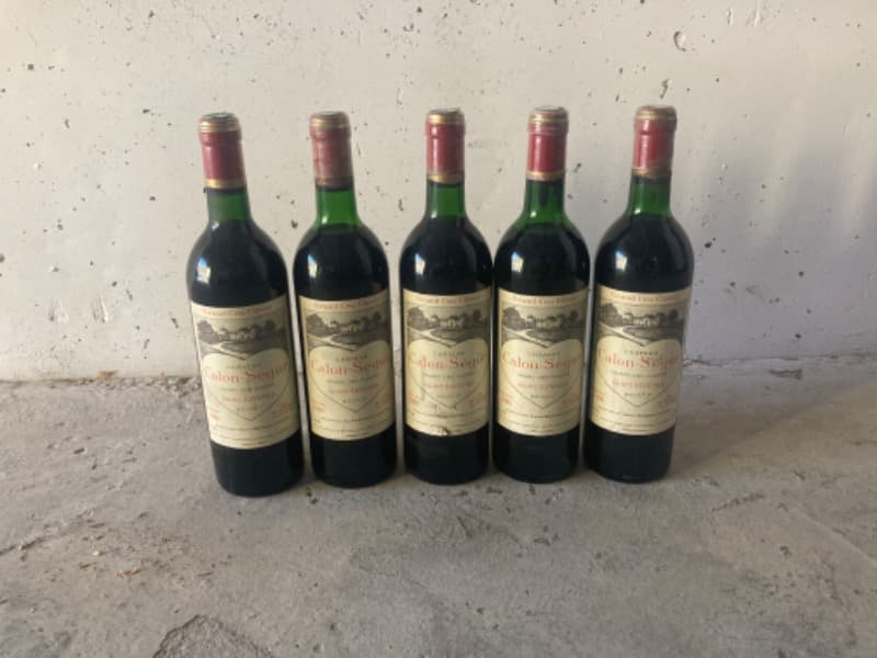 5 x Château Calon Ségur, Saint-Estèphe, 1986