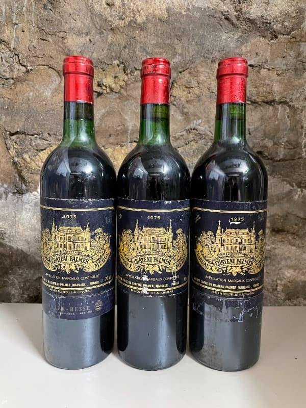 3 x Château Palmer, Margaux, 1975