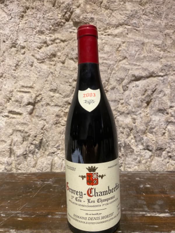 Gevrey-Chambertin, 1er Cru - Les Champeaux, Domaine Denis Mortet, 2003