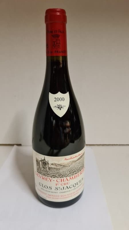 Gevrey-Chambertin, 1er cru Clos St Jacques, Dom. A. Rousseau, 2000