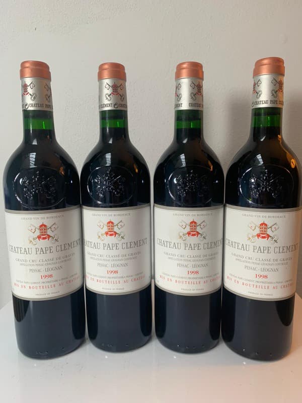 4 x Château Pape Clément, Pessac-Léognan, 1998