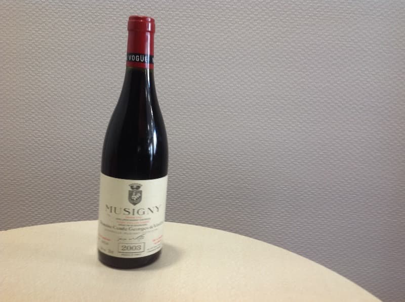 Musigny, Musigny vieilles vignes, Comte de Vogüe, 2003