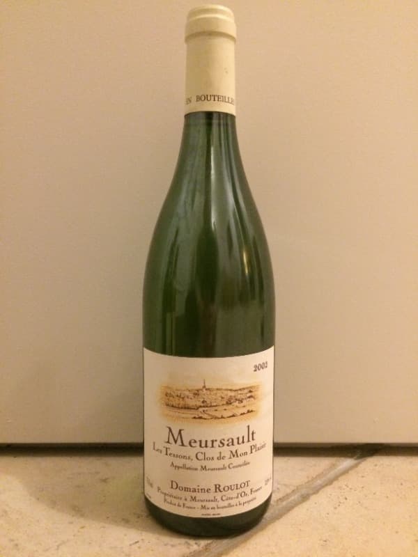 Meursault, Les Tessons Clos de mon Plaisir, Domaine Roulot, 2002