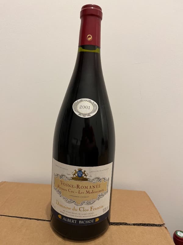 Vosne-Romanée, 1er cru Les malconsorts, Albert Bichot - Domaine du Clos Frantin, 2001 (Magnum)