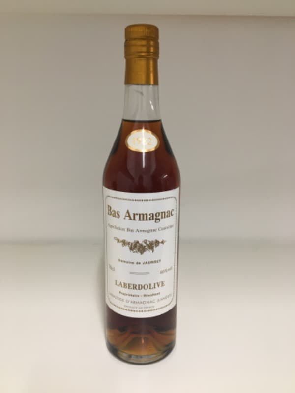 Laberdolive, domaine de Jaurrey, Armagnac, 1982