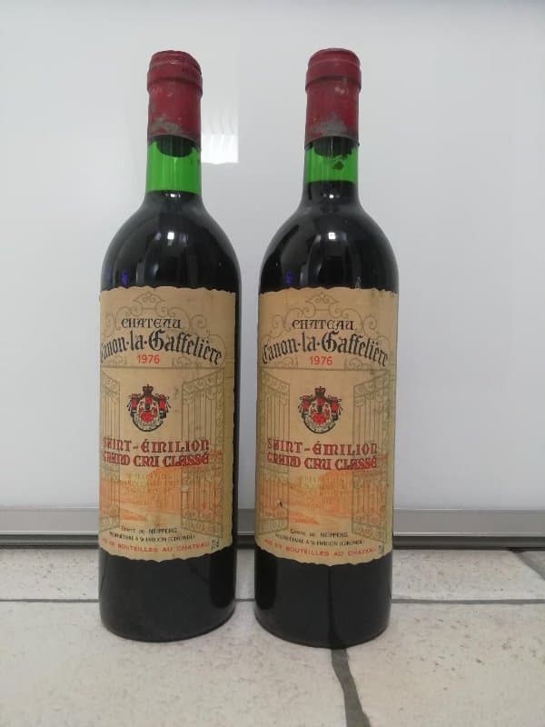 2 x CANON-LA GAFFELIERE, Saint-Émilion Grand Cru, 1976