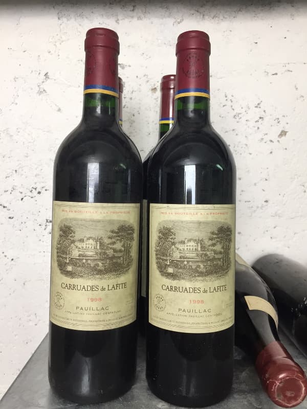 2 x Carruades, Lafite Rothschild, Pauillac, 1998