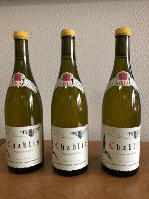 3 x Chablis, DAUVISSAT, 2014