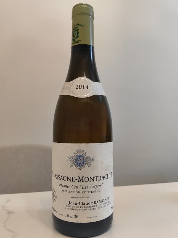 Chassagne-Montrachet,,1er Cru Les Vergers, Domaine Ramonet, 2014