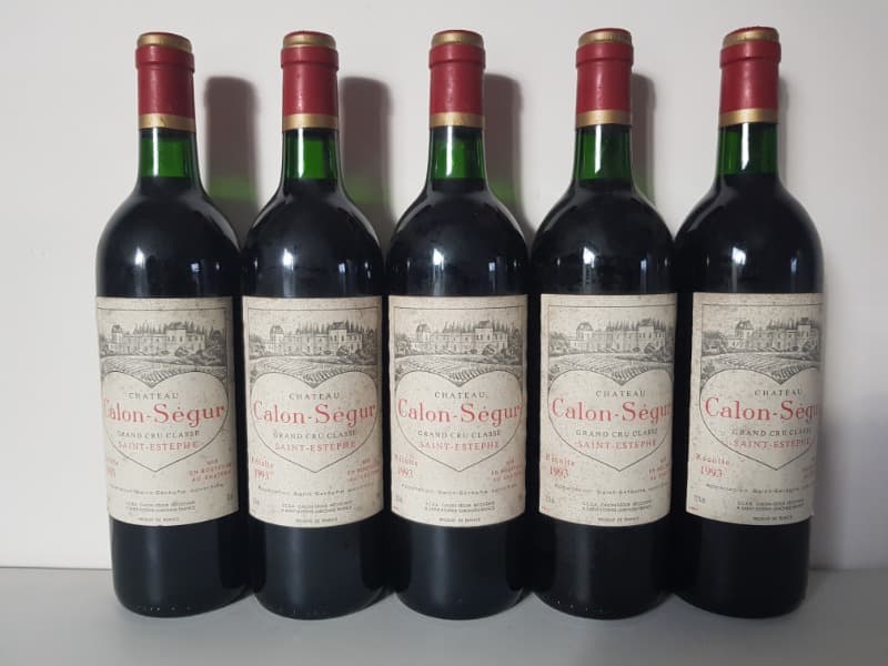 5 x Grand Cru Classé, Château Calon-Segur, Saint-Estèphe, 1993