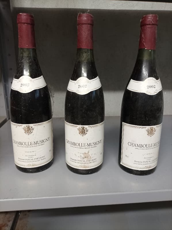 3 x Chambolle-Musigny, Pascal Chevigny, 2002