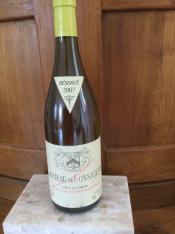 2 x Côtes-du-Rhône, Reservé, château Fonsalette (Bc/Wh), 2007