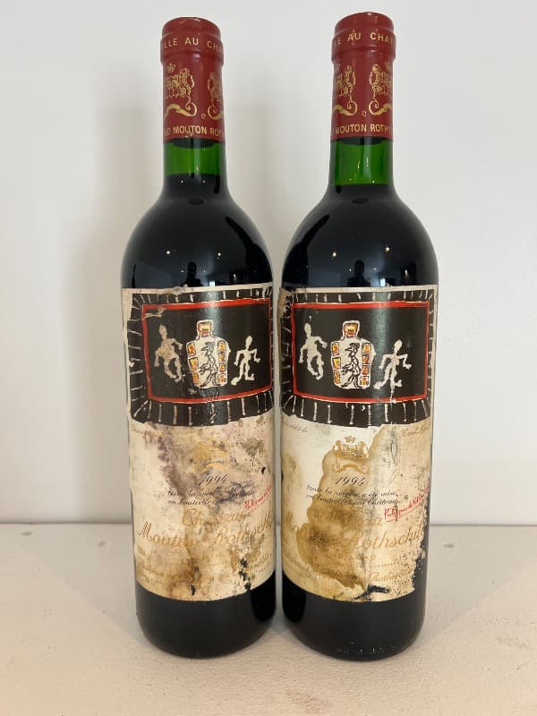 2 x château Mouton Rothschild, Pauillac, 1994