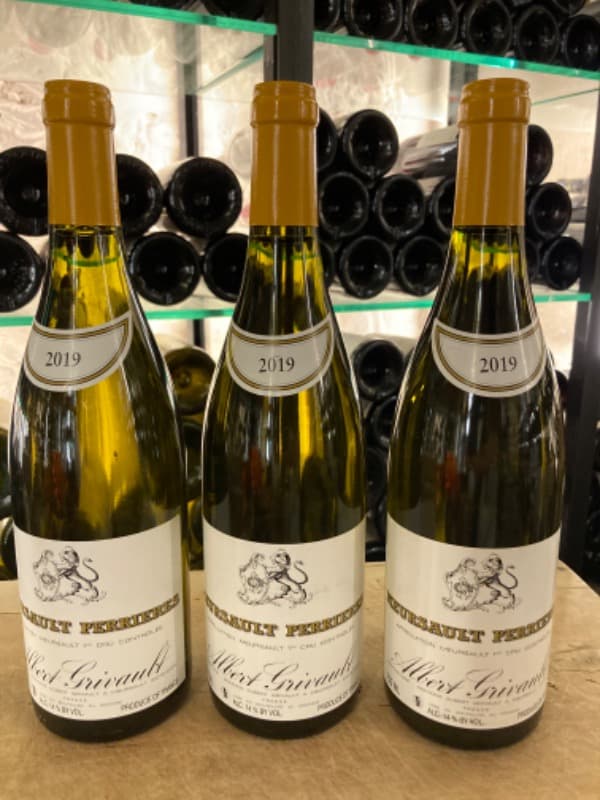 3 x Meursault, Perrieres, Grivault, 2019