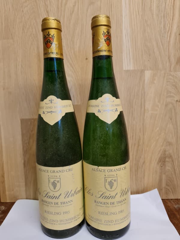 2 x Clos Saint Urbain, domaine Zind Humbrecht, Alsace Riesling, 1985