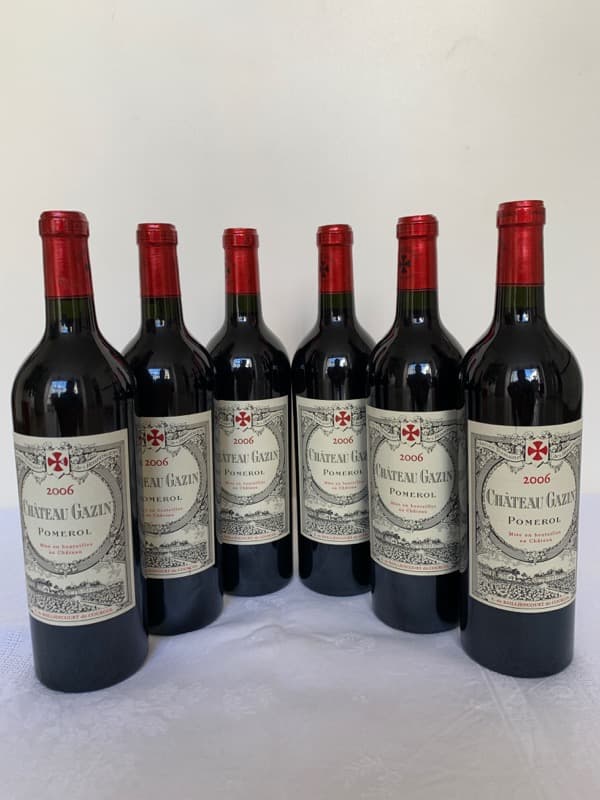 6 x Château Gazin, Pomerol, 2006