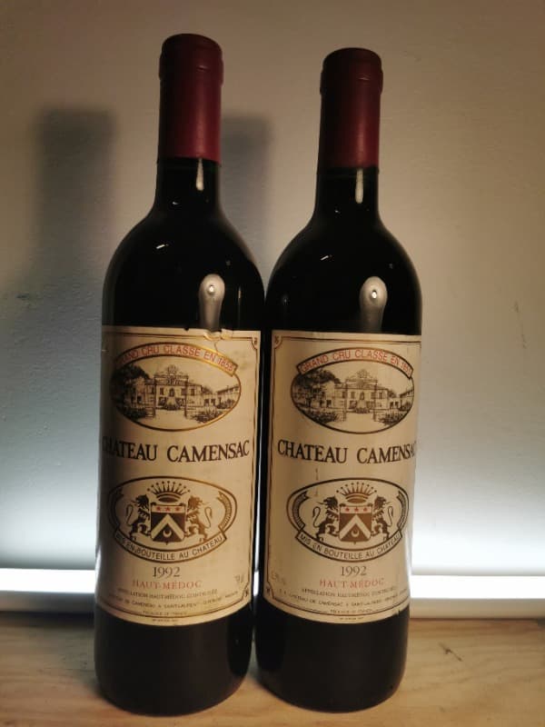 2 x Château Camensac, Haut-Médoc, 1992
