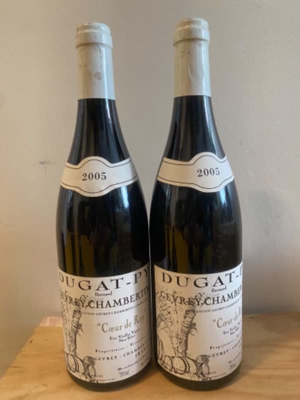 2 x Gevrey-Chambertin, Cœur de Roy très vieilles vignes, Dugat-Py, 2005