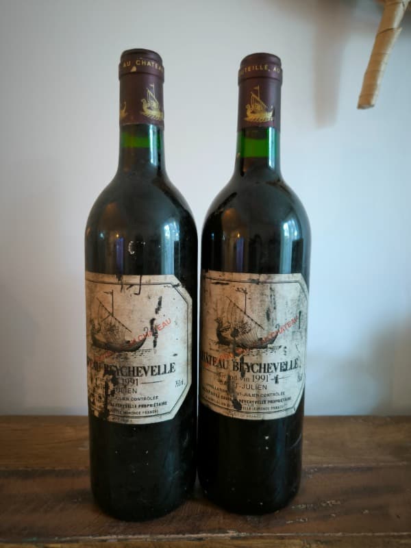 2 x Château Beychevelle, Saint-Julien, 1991