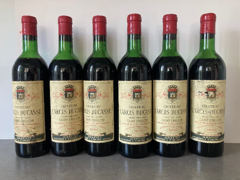 6 x Château Larcis Ducasse, Saint-Émilion Grand Cru, 1970