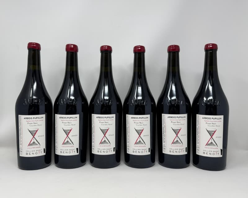 6 x Pinot Noir Les Courbes Raies, Cellier Saint Benoit, Arbois-Pupillin, 2022