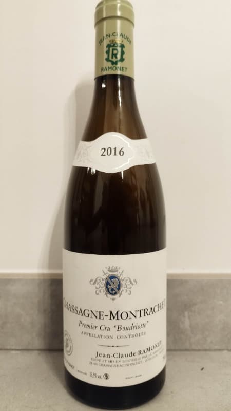 Chassagne-Montrachet, 1er cru Boudriotte, Jean Claude Ramonet, 2016