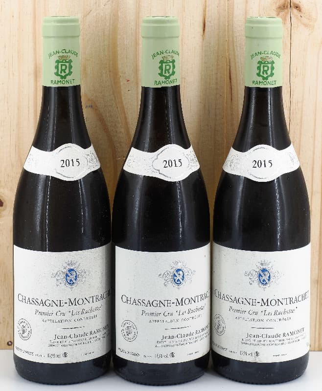 3 x Chassagne-Montrachet, 1er Cru - Les Ruchottes, Domaine JC Ramonet, 2015