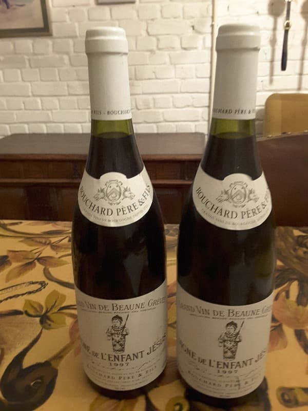 2 x Beaune, Vignes de l'Enfant Jésus, Bouchard, 1997