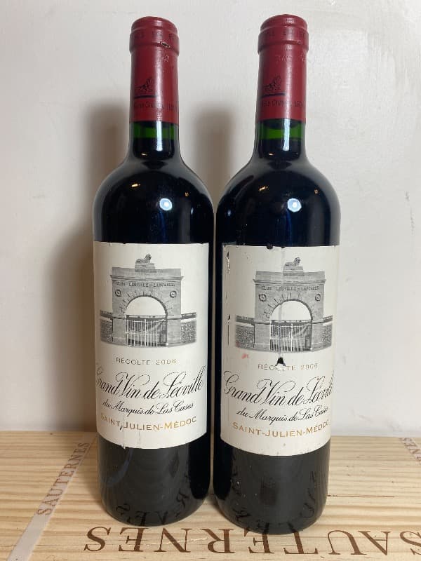2 x Grand Vin de Léoville du Marquis de Las Cases, Saint-Julien, 2006