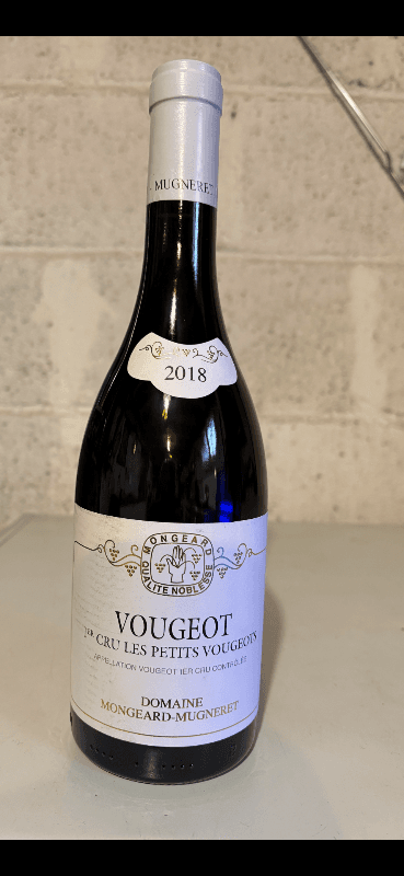 Vougeot, 1er Cru les Petits Vougeots, Domaine Mongeard Mugneret, 2018