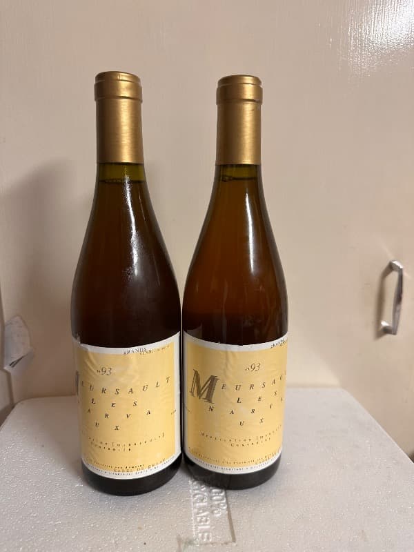 2 x Meursault, Les Narvaux, Karel de Graaf, 1993