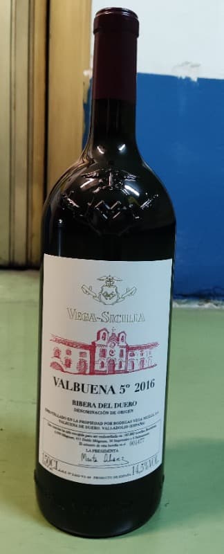 Valbuena 5, Vega Sicilia, Ribera del Duero, 2016 (Magnum)