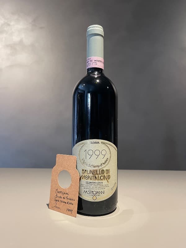 Brunello di Montalcino "Vigna Schiena d'Asino", Mastrojanni, 1999
