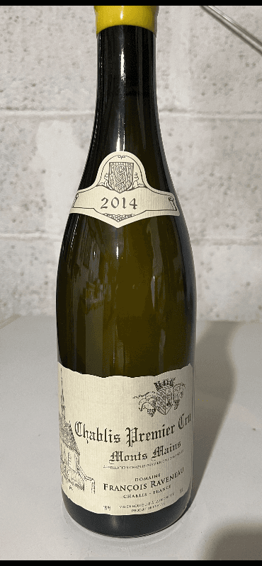 Chablis Premier Cru, Monts-Mains, François Raveneau, 2014
