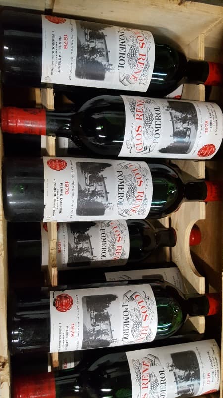 CBO/OWC 12 x Clos rené, Pomerol, 1978