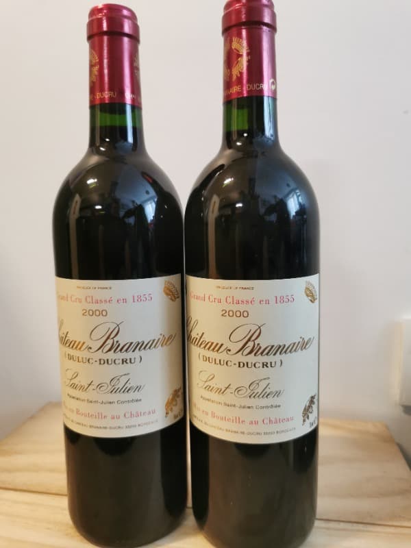 2 x Château Branaire (Duluc-Ducru), Saint-Julien, 2000