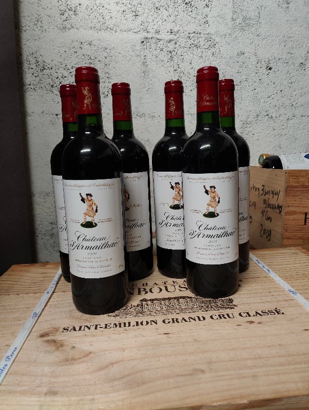 6 x château d'Armailhac, Pauillac, 2004